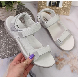 American Club W AM896B grå kardborresandaler