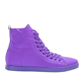 Lila Karita ankel sneakers purpur