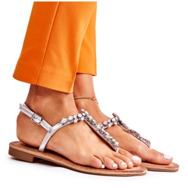 S.Barski Sommarsandaler för kvinnor Silver Margery silver-