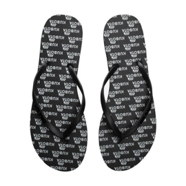 Kubota KUB7 svarta gummiflip-flops