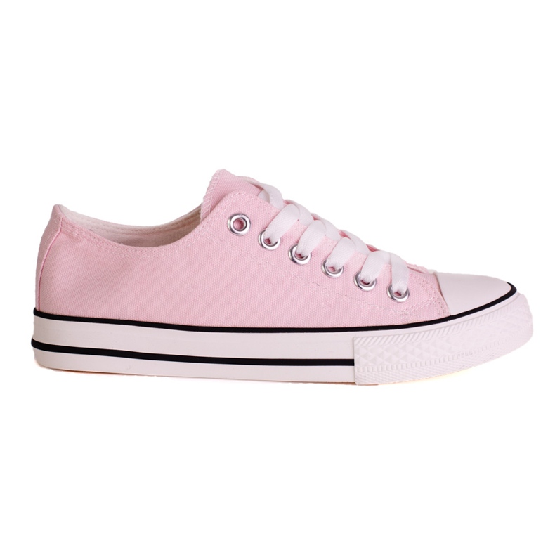 SHELOVET Klassiska damsneakers rosa