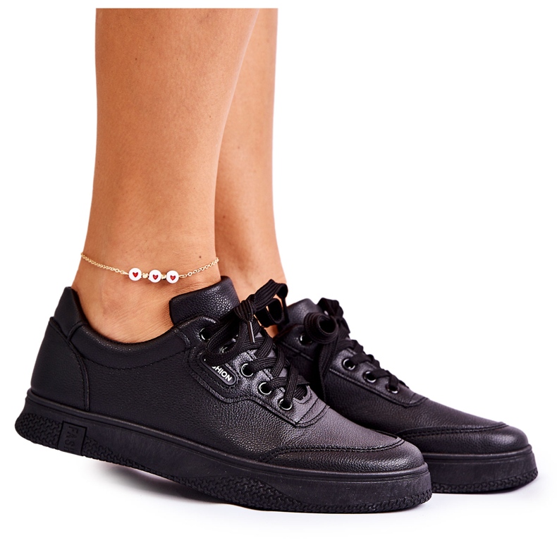 Klassiska svarta Garcia sportskor för kvinnor