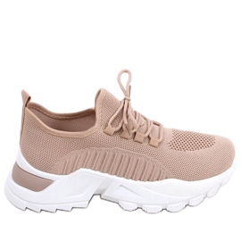 Thorne Khaki socksneakers beige