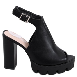 Sandaler på Rome Black-plattformen svart