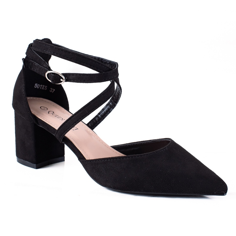 SHELOVET Fashionabla svarta pumps