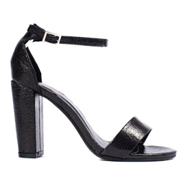 SHELOVET Sandaler På En Hög Stång svart