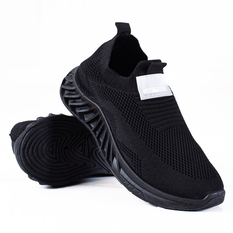 SHELOVET Slip-on sportskor svart