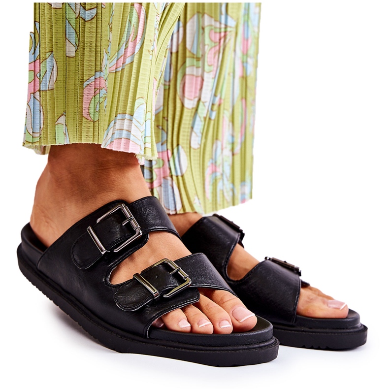 PJ1 Klassiska svarta tofflor för damer Weston