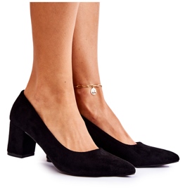 PS1 Klassiska mockapumpar på en stång Svart Lency