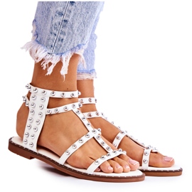 PG1 Damsandaler Med Dubbar I Vita Cavos