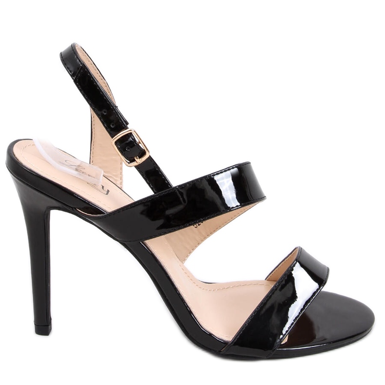 Sandaler på hög klack Amanda Black svart