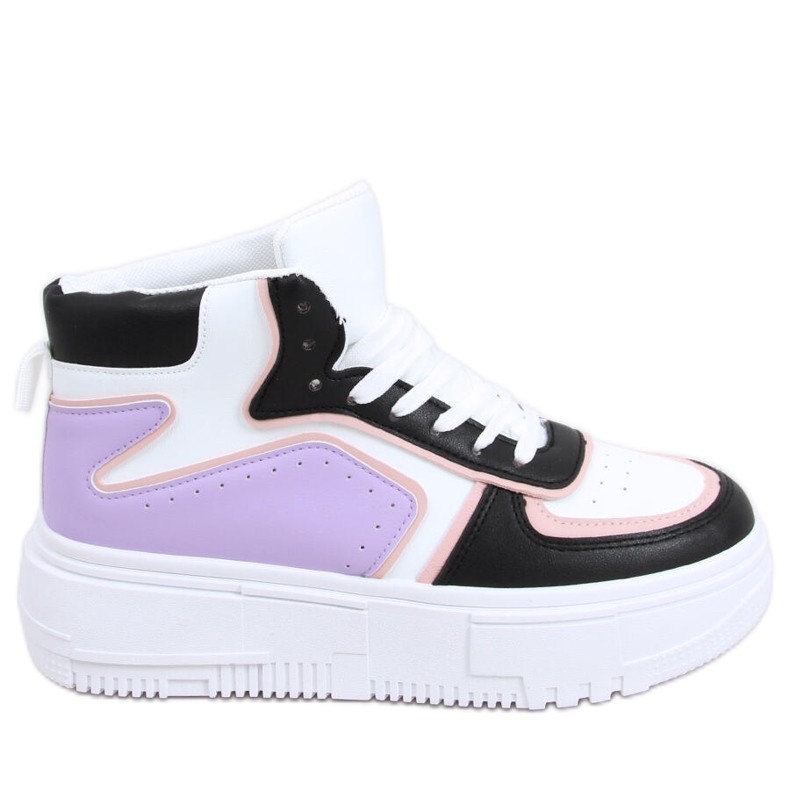 Storm SVART / LILA high-top sneakers mångfärgad
