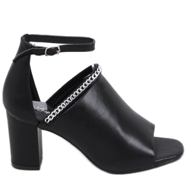 Mary Black högklackade sandaler svart