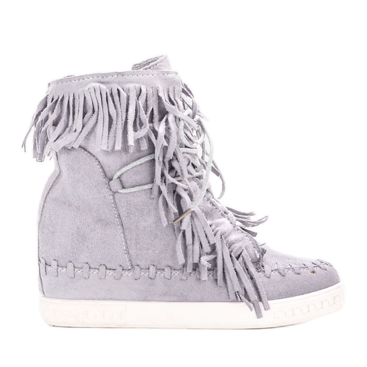 Grå Dias wedge sneakers