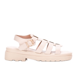 Bradamas beiga damsandaler beige