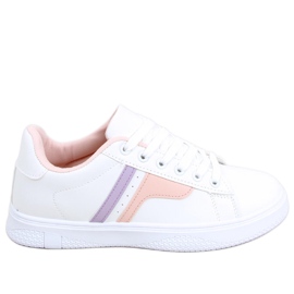 BM Avery Pink damsneakers vit purpur rosa
