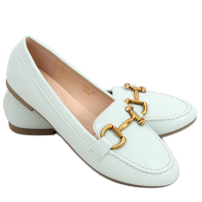 Alley Green dam loafers grön