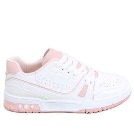 Evans Pink damsneakers vit