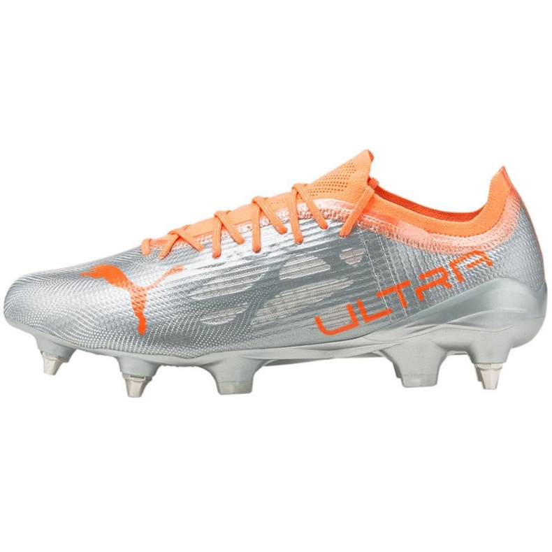 Fotbollsskor Puma Ultra 1.4 MxSG M 106718 01 grå silver-