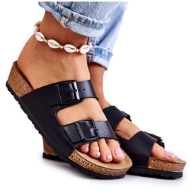 Damtofflor Spännen Inblu NM000028 Svart