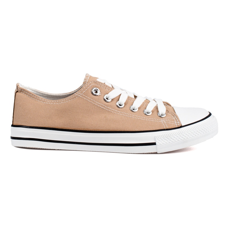 SHELOVET Klassiska beige sneakers