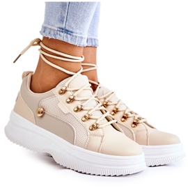 PG1 Sportskor för kvinnor Beige Salmira