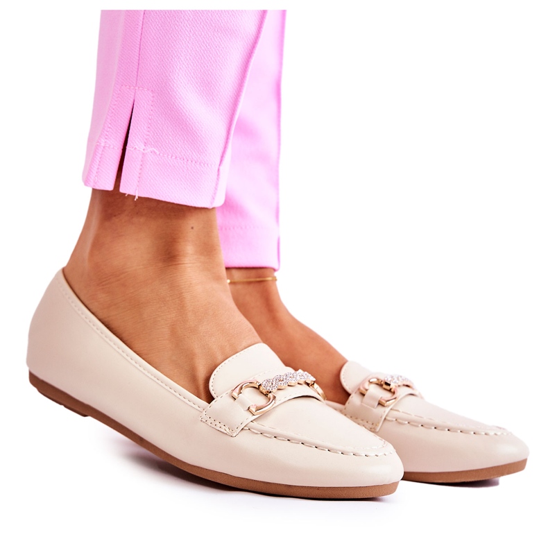 PG1 Damläder Loafers Beige Godley