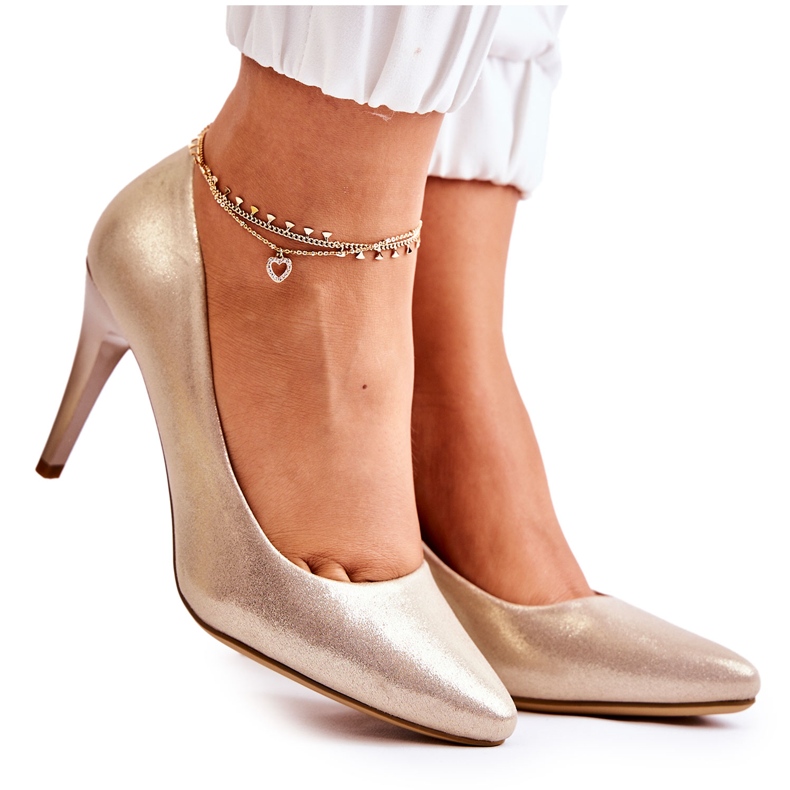 Sergio Leone Klassiskt guld Magiskt guldläderknoppar gyllene