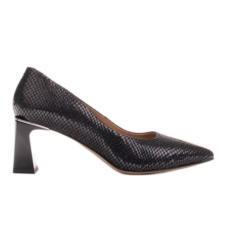 Marco Shoes Pumps i naturlig mocka svart