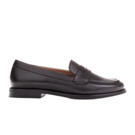 Marco Shoes Läder loafers 2231P-001-1 svart