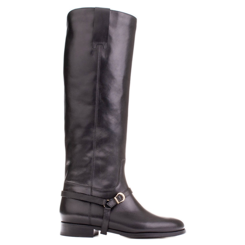 Marco Shoes Ridstövlar med ankelrem svart