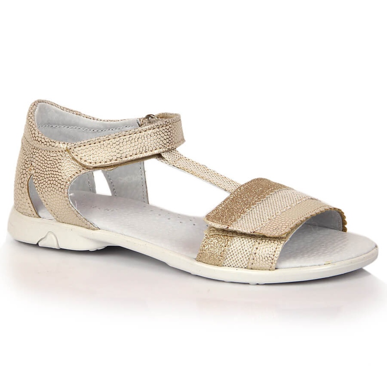 Flicksandaler med gyllene kardborre Kornecki 6705