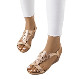 Golden Parel kil sandaler gyllene