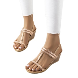 Gyllene Belma kilsandaler rosa