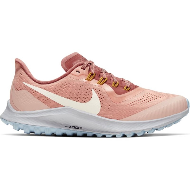 Nike Air Zoom Pegasus 36 Trail W AR5676-601 skor vit mångfärgad rosa