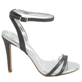 Tessa Svarta sandaler med hög klack