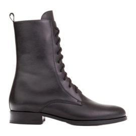 Marco Shoes Klassiska lågklackade stövlar svart