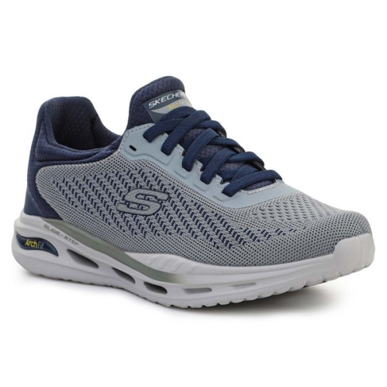 Skechers Arch Fit Orvan Trayver skor 210434-GYNV blå