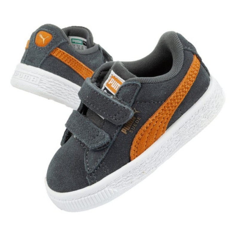 Puma Suede Jr 365077 17 skor grå