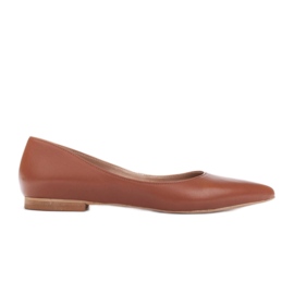 Marco Shoes Subtila ballerinor brun