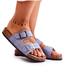 FB1 Damtofflor Blå Misandei