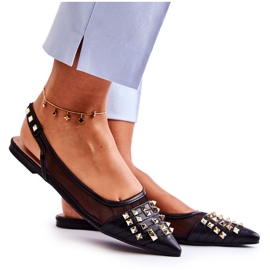 PG1 Damballerinor med dubbar Svart Kinley