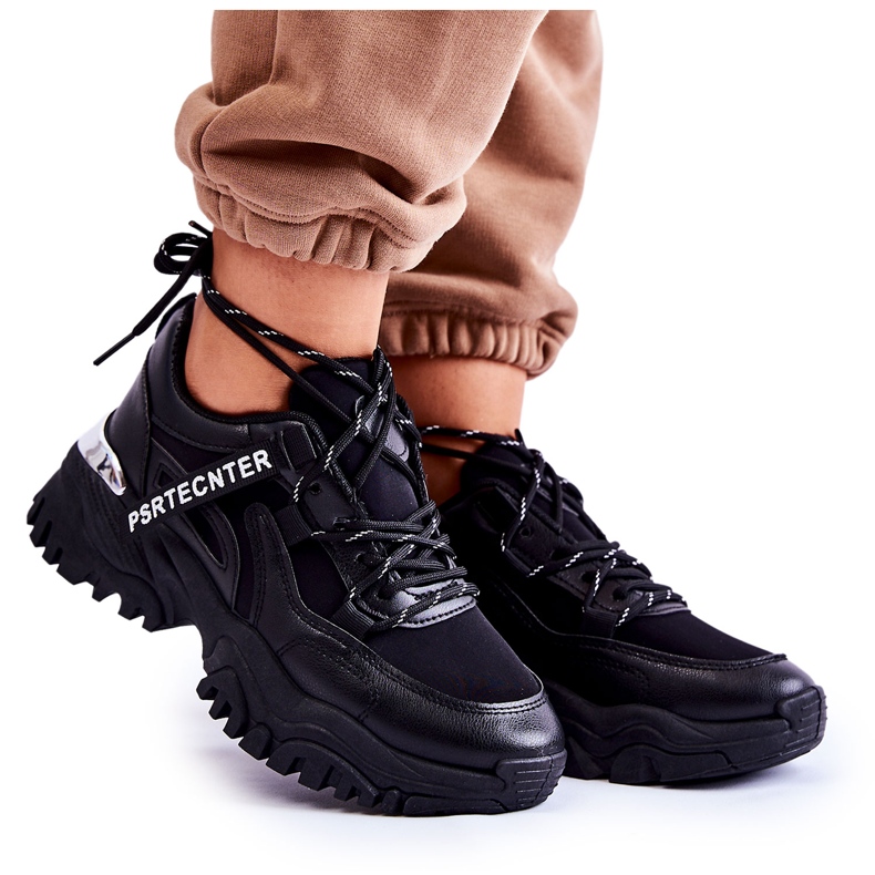 PS1 Dam Sneakers Sportskor Svart Sheron