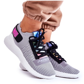 Damsportskor Slip-on Grå Klayra