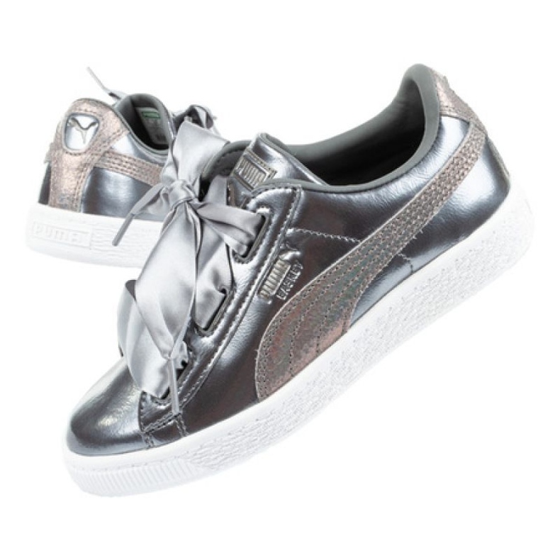 Puma Basket Heart Lunar Jr 365994 01 skor silver-