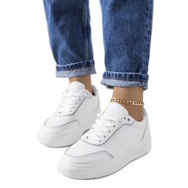 Dounya vita sneakers för kvinnor silver-