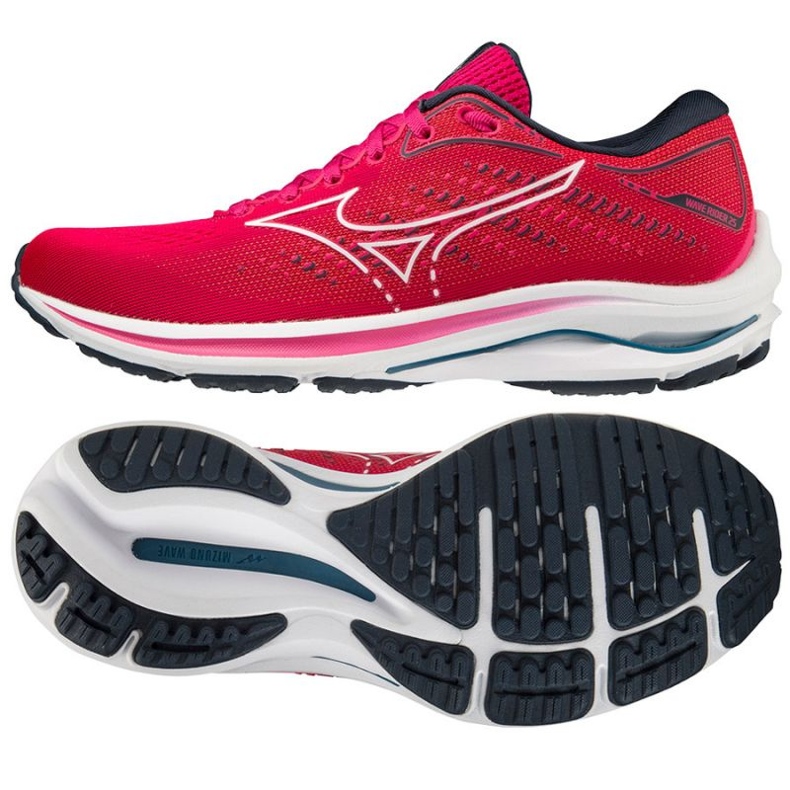 Mizuno Wave Rider 25 J1GD210303 löparskor rosa