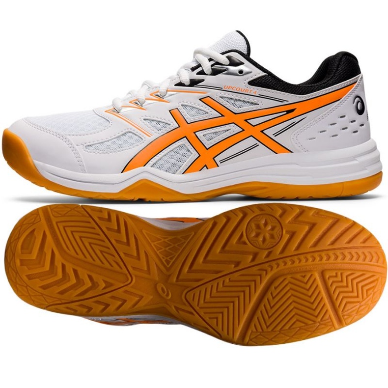 Asics Upcourt 4 M 1071A053 104 volleybollskor vit vit
