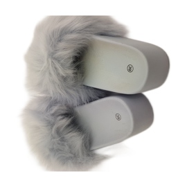 PE1 Klassiska mockatofflor med rosett Svart Hayle