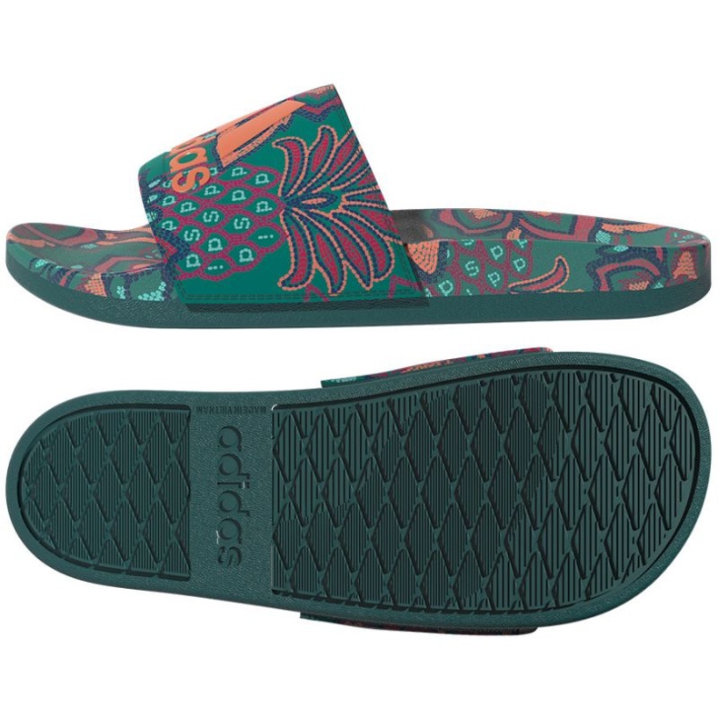 Adidas Adilette Comfort W GX4302 tofflor grön